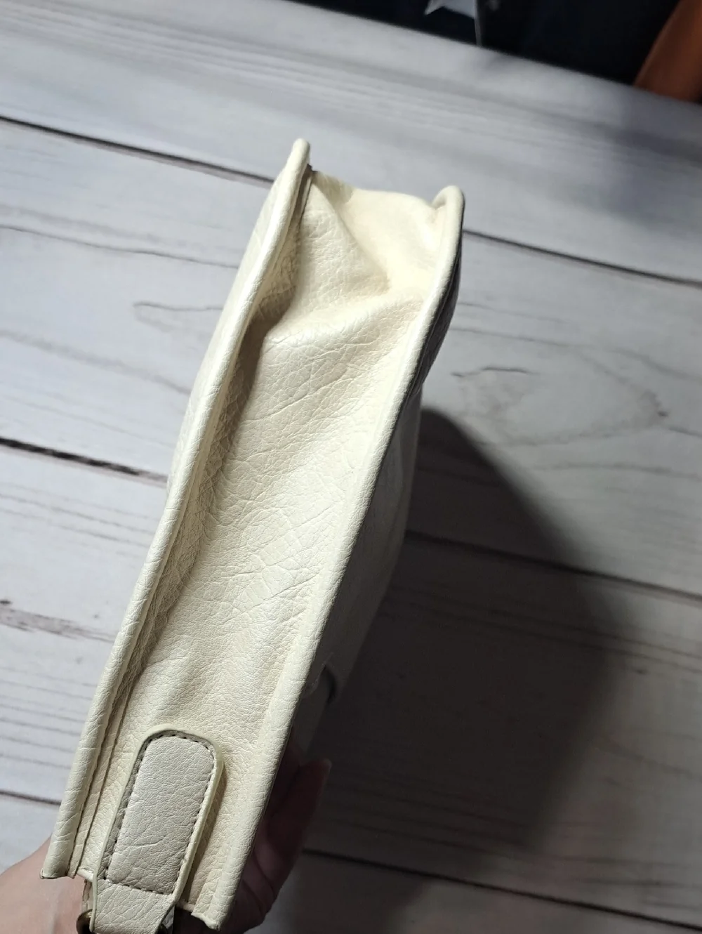 Crown Vintage Cream Crossbody Bag